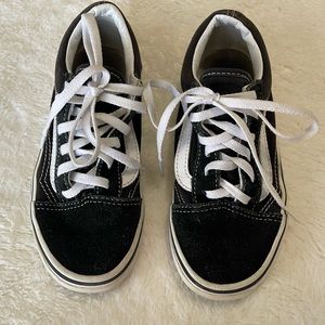 Vans Black Old Skool Kids Size 1